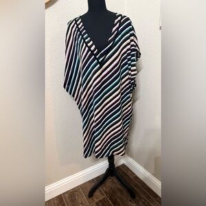 Kona Sol Multicolor Striped Top